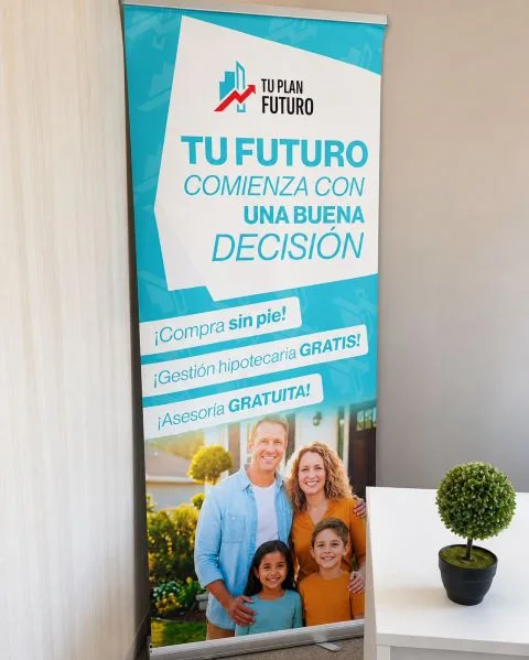 Roll up impreso de Tu Plan Futuro